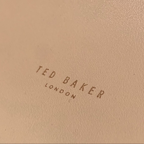 Striking colorblock pink & rose gold Ted Baker bag - Picture 4 of 9